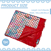 Fish Scale Pattern Polyester Fabric DIY-WH0569-92A-2