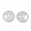 Non-Tarnish 201 Stainless Steel Pendants STAS-N098-073P-3