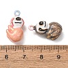 Alloy Enamel Pendants AL-CBA61EE-05-3