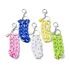 Acrylic Curb Chain Keychain KEYC-JKC00632-1