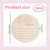 Wooden Baby Photo Props WOOD-WH0002-56A-2
