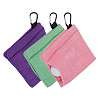 3Pcs 3 Colors Polyester Fibre Golf Wipe Towel AJEW-OC0005-36B-1
