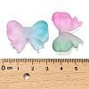 Frosted Transparent Acrylic Beads OACR-D315-04-3