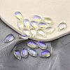 Transparent Glass Charms GLAA-YW0003-03-2