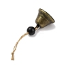 Halloween Iron Bell Hanging Ornaments HJEW-JM02444-4