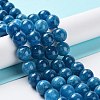 Dyed Natural Malaysia Jade Beads Strands G-G021-02C-10-2