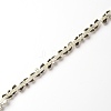 Iron Glass Cup Chains CH-WH0006-01A-2