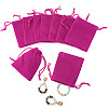 20Pcs Rectangle Velvet Drawstring Pouches TP-TA0001-04C-1