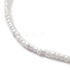 Round Glass Seed Beaded Necklaces NJEW-JN03207-03-2