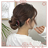4Pcs 4 Styles Tibetan Style Alloy Resin Hair Sticks OHAR-SC0001-14-7