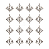 Beadthoven Tibetan Style Chandelier Component Links TIBE-BT0001-05AS-NF-1