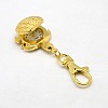 Personalized Keyring Accessories Alloy 3D Tortoise Watch for Keychain WACH-M041-01G-2