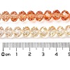 Transparent Painted Glass Beads Strands X1-DGLA-A034-T6mm-A20-4