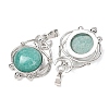 Natural Amazonite Pendants GG-CBA0251-09E-P-2