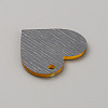 Transparent Acrylic Pendants OACR-WH0016-15B-02-2