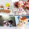 Mini Plastic Peaked Cap for Doll FIND-WH0152-862-5
