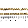 Electroplated Synthetic Non-magnetic Hematite Beads Strands X-G-A234-G03-01G-4