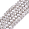Electroplate Glass Beads Strands LS-EGLA-A044-P4mm-A19-1