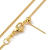 Brass Twisted Chain Necklaces NJEW-M083-01G-02-2