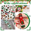 4 Strads Christmas Theme Handmade Lampwork Beads LAMP-PH0001-35A-6