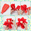 WADORN 20Pcs 20 Styles Crepe Paper Flowers Decoration for Wall AJEW-WR0001-94-3