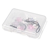 Glass & Acrylic Mobile Straps HJEW-SW00079-04-3