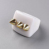 Opaque Acrylic Finger Rings RJEW-T010-12-3