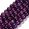 Dyed Natural Agate Beads Strands G-G203-10B-10mm-2