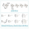 316 Surgical Stainless Steel Stud Earring Findings STAS-UN0058-54-4