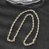 Brass Micro Pave Cubic Zirconia Geometric Tennis Necklaces NJEW-C121-02C-G-2