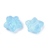 Transparent Spray Paint Glass Beads X1-GLAA-H035-02G-2
