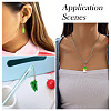 8Pcs Opaque Resin Pendants CRES-TA0001-64-6