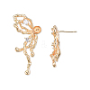 Brass Stud Earring Findings KK-N232-428LG-3
