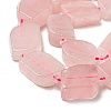 Natural Rose Quartz Beads Strands G-G072-B05-02-4