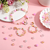 300Pcs 5 Colors Transparent Glass Beads GLAA-SC0002-42A-4