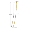 Brass Ball Head Pins LS-X-RP0.6x70mm-G-5