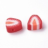 Handmade Polymer Clay Beads X-CLAY-R069-01F-2