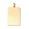 201 Stainless Steel Pendant STAS-B033-01G-07-2