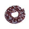 Electroplate Glass Beads Strands LS-EGLA-A044-T4mm-L13-3