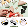 4 Pairs 4 Colors PU Shoe Fillers FIND-GA0004-44B-3