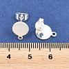 304 Stainless Steel Stud Earring Findings STAS-K184-02-01S-3
