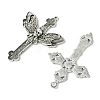 6Pcs 6 Styles Tibetan Style Alloy Cross Pendants FIND-FS0002-57-2