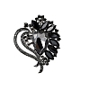 Alloy Rhinestone Brooch for Backpack Clothes PW-WG8AC7E-10-1