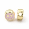 Rack Plating Alloy Enamel Beads FIND-G051-01LG-04-2