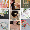 150Pcs 3 Colors Transparent Two Tone Spray Painted Glass Beads GLAA-LT0001-04C-5