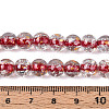 Crackle Transparent Glass Beads Strands X1-GLAA-N030-8mm-01H-4