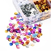 60G 10 Colors Plastic Paillette Beads FIND-YW0001-43-4