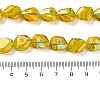 Handmade Gold Sand Lampwork Beads Strands LAMP-U001-01F-4