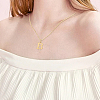1pc 304 Stainless Steel Letter Pendant Necklaces NJEW-LP0001-38B-G-4