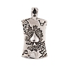 304 Stainless Steel Pendants STAS-K283-20AS-1